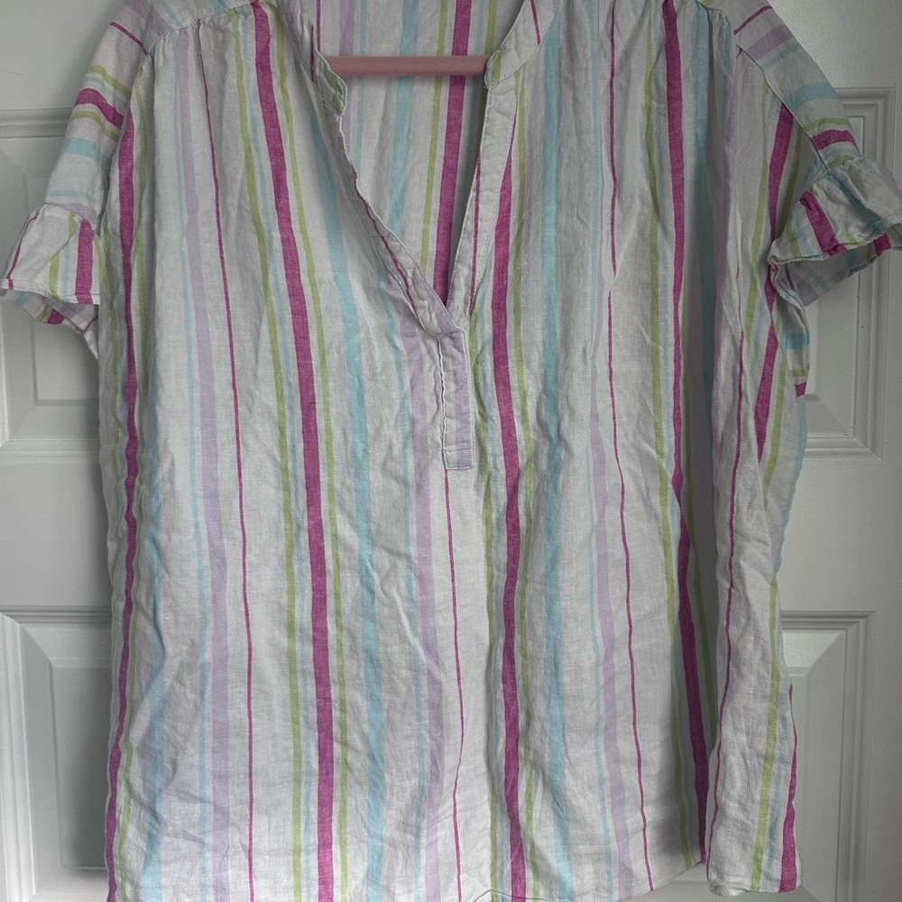 Crown & Ivy Multicolor Striped Shirt